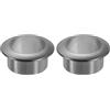 QUARKZMAN 2Pz 1,58 (40mm) Passacavi in Nylon per Scrivania, Copertura Foro per Cavi in Plastica, Organizzatore di Cavi per Scrivania o Armadio per Computer, Nero