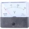 ZBIianxer AC 0 - 300 Volt AC0 - 450 V, voltmetro analogico, pannello quadrato/rotondo, indicatore di tensione di tendenza, misurazione della potenza