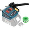 ZDOZITZ Kit saldatore senza fili da 90 W compatibile con batteria Makita 18 V, display digitale Saldatore portatile 2 s Riscaldamento rapido Temperatura regolabile 200 ℃ -500 ℃, Saldatore elettrico con 5