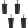 bricoleva.it KIT 4 Tappi d'arresto per Tapparella - Paracolpi per Tapparella Made in Italy - Fermi per Tapparelle e Tende a Rullo - Blocca Tapparelle Antifurto - Compreso di Vite (Marrone - 30mm)