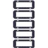 Electron 5 supporti slim a 6 moduli/posti per placche sottili, scatola 506 507, Compatibile Con BTicino Axolute Air, alta qualità e lunga durata, in plastica, alluminio e vetro, originali e compatibili
