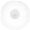 Housoutil Paralume di ricambio in vetro bianco opaco, 20 cm, per lampada a sospensione