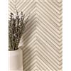 Newroom Carta da Parati TNT Beige Effetto Legno Soggiorno Scandinavo | motivo a spina di pesce, doghe opache con venature, resa tridimensionale, stile nordico, camera da letto, corridoio