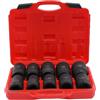 KigerNee Set di chiavi a bussola a spirale, estrattore per viti da 12,5 mm (1/2), per avvitatore a percussione, dado asse, mozzo, bussola da 1/2, 24, 27, 30, 32, 33, 34, 36, 38, 41, 46 mm, set di chiavi a