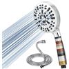 Windfromort Soffione Doccia - Doccino per Doccia - ABS Plastica - Con Filtro e 10 Modalità di Spruzzo, Alta Pressione e Risparmio Idrico, Ideale per Bagno e Uso Domestico
