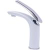 PINYELIN Rubinetto da bagno bianco rubinetto lavabo lavabo lavabo miscelatore monocomando lavabo bianco