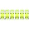 sourcing map 6pcs Piccolo Cilindrico Bolla Livella Fiale 7x16mm PMMA Mini Bolla Orizzontale Livella di Spirito Strumenti di Layout per RV TV Picture Frame Hanging Tool Leveler