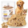 DOGGYZSTYLE 100g Snack Disidratati Di Salmone E Verdure Per Gatti E Cani, Con Zucca, Patata Viola E Carota, Snack Tutto Naturale E Delizioso Per Animali, Perfetto Per Addestramento E Premiazioni