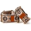 Generic Collare Per Levriero Italiano Regolabile Collare Per Cani Morbido E Ampio Imbottito Con Collari Whippet Con Motivo Floreale Per Cani Maschi E Femmine Che Camminano Quotidianamente(Beige,S)