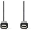 Nedis Cavo Nedis Mini Displayport - DisplayPort 1.2 - Mini DisplayPort maschio - Mini DisplayPort maschio - 21,6 Gbps - Nichelato - 1,00 m - Rotondo - PVC - Nero - Sacchetto di plastica