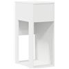 vidaXL Computertorenstandaard met lade 30x44x74 cm wit