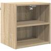 Roanoer Armadietto sospeso in rovere Sonoma, 40 x 29,5 x 40 cm, moderno mobile da cucina in legno, armadio da parete con molto spazio per utensili da cucina e stoviglie, armadietto da cucina