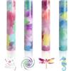 JYYWTSI 4PCS Vinile Termoadesivo per Tessuti, 30 x 25 cm Pellicola Vinile, Watercolor Rainbow, Vinile Termotrasferibile Termoadesivo per la Personalizzazione di Abiti, Accessori e Tessuti d'Arredo Termovinile
