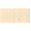 Raw Wood - Testiera letto matrimoniale in legno massello 160x80 cm Stile Nordico Fatto a mano in Spagna - Haku Natural