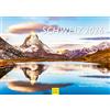 Edition Seidel Calendario Premium Svizzera 2026 formato DIN A3 da parete Europa Ginevra Ticino Vallese Turgovia montagna paesaggio natura lago Werner Dieterich