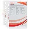 Esselte Buste Perforate Standard, in PPL Antiriflesso, per Archiviare e Conservare Documenti in Formato A4, Confezione da 50 Buste, 395013300