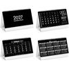 ONE SHOP di Bracalente Piero Calendario da tavolo scrivania uffico Olandese 2027 santi e lune festività internazionali cm19x45 (Table Black)