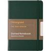 Ottergami Quaderno Bullet Dot. Quaderno A5. Carta spessa a pois da 150 g/m². Quaderno di lusso in pelle vegana. 192 pagine, tasca posteriore, pagina di prova per scarabocchi e segnalibro a nastro.