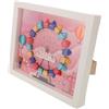 HOMOCONO Scatola Porta Dentini da Latte in Plastica Scomparti per Conservare i Denti e Chioma, Design a Ruota Panoramica Decorativo per Casa e Asilo