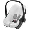 Maxi-Cosi Rivestimento Seggiolino Auto in cotone organico per CabrioFix i-Size / Pebble S, Copri seggiolino per neonati, Morbido, Materiale traspirante che assorbe l'umidità, Natural White