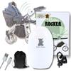 Hello Hippo - Culla automatica USB-C ricaricabile - Baby Rocker - Assistenza per il sonno per qualsiasi passeggino cane navicella, carrozzina - 3 velocità- Silenzioso, compatto, fissaggio universale