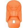 Lizeboyi Cuscino Per Seggiolone, Fodera Per Sedia Da Pranzo Per Bambini Traspirante, Pelle PU, Facile Da Pulire, Compatibile Con Peg-Perego, Siesta Zero3, Kosm1c Jané, 83 X 40 Cm - Arancione