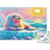 MXVCTJQH Cucciolo di Foca Artica Puzzle 1000 Pezzi Puzzle per Adulti Carta Premium Scenario Mar Glaciale Relax Regalo Famiglia Decorazione Casa 38x26cm/1000pcs
