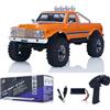 wheelfun 4 * 4 CR18P 1810504 Hobby Plus 1/18 RC Rock Crawler Convoglio EVO V2 2 Velocità Elettrico Mini Radio Controlled Off Road Car Servo On Axle Hobby Grade Model per adulti (arancione)