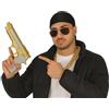 FIESTAS GUIRCA | Pistola Giocattolo Brillante Dorata (25 cm) - Accessorio per Costume da Cowboy, Gangster o Avventuriero - Ideale per Feste di Carnevale e Cosplay - Per Tutti gli Utenti - Dorato