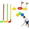 Genérico Gioco di minigolf Outdoor per bambini, Giocattoli da Golf per ragazze per Patio, Giocattoli di interazione tra genitori e figli per bambini piccoli, per prato, giardino, cortile