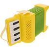 BESTonZON Fisarmonica Giocattolo per Bambini, Plastica Gialla, Facile | Impugnatura Semplice, Coordina le Dita, 2 Batterie Aa, per Piccoli Musicisti