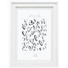 Deknudt Frames - Cornice portafoto con doppio passepartout - bianco - per foto di 20 x 30 cm - in legno MDF - da appendere o appoggiare - S65KK1 P1 20 x 30 cm