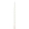Cereria Di Giorgio - 6 Candele Tortiglione - Ø 2.2 cm h. 21 cm - Bianco Cloud