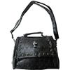 d'Rockabilly Punk Rock Baby Rockabilly Punk Rock - Borsa a mano con teschio, colore: Nero, Nero , Taglia unica
