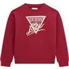 GUESS Felpa per Bambine e Ragazze Bordeaux 10 Anni (140cm)