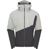 Rab Uomo Downpour Trail Light giacca, light zinc-anthracite, L