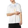 PHOBIA T-Shirt Bianco con Ricamo Bicolor Azzurro-Giallo - Small