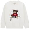GUESS Felpa per Bambine e Ragazze Écru 16 Anni (176cm)