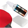 Generisch Pulitore generico per racchette da pong, pulizia in da 60 ml a doppia faccia, potente rimozione di polvere, sporco, grasso e impronte digitali, lucidatura in e liquido per la cura