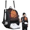 Generic Borsa da softball, zaino da baseball per giovani, con scomparto per scarpe