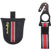 haihong Coltello di sicurezza per kitesurf Diving Sailboards Hook con tasca SK18 (rosso)