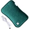 MOKKHNB Scalda Mani Elettrico Ricaricabile USB Riscaldamento Rapido e Materiale in Grafene, Borsa Termica senza Acqua per Ufficio e Shopping in Inverno