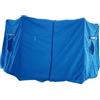 KQFCAZRE Tenda per Trampolino, Ombreggiante per Trampolino, Accessori per Trampolino Da Giardino, Tenda Da Sole per Trampolino Da Esterno Facile Da Instal, Blu 14FT 6 poli