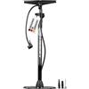 Heyner -216300 - Pompa a mano Premium con manometro - Nero
