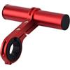 SEWOART Prolunga Manubrio per Bicicletta in Lega di Alluminio Montaggio Sicuro e Supporto per Accessori, per Estendere Manubrio Bici Rosso Multifunzione