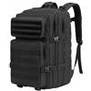 QWORK® Zaino Tattico Militare 45L, Grande Zaino da Esterno Idrorepellente 900D Oxford per Escursionismo e Trekking