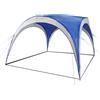 HFXHIJXQ Tenda per feste, 3 x 3 m, bianco, gazebo per giardino e spiaggia, tenda leggera con aste in fibra di vetro e borsa per il trasporto, riparo pieghevole per eventi e feste all'aperto