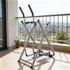 Generic Cross Trainer, macchina per esercizi 2 in 1, pieghevole, attrezzatura per allenamento cardio a casa per braccia e gambe, a basso impatto, per casa, palestra, ufficio