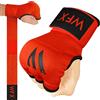 WFX WESTWOOD FOX Fasce per Le Mani da Boxe Sacco da Boxe Uomo Donna Guanti Interni in Gel Bende Cinghie di Supporto Lunghe e Rapide Allenamento Sparring (Rosso, M)