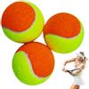 BeVistoso Palline da tennis 3 pezzi morbide gialle arancioni per bambini cani principianti pratica, fase di compressione bassa